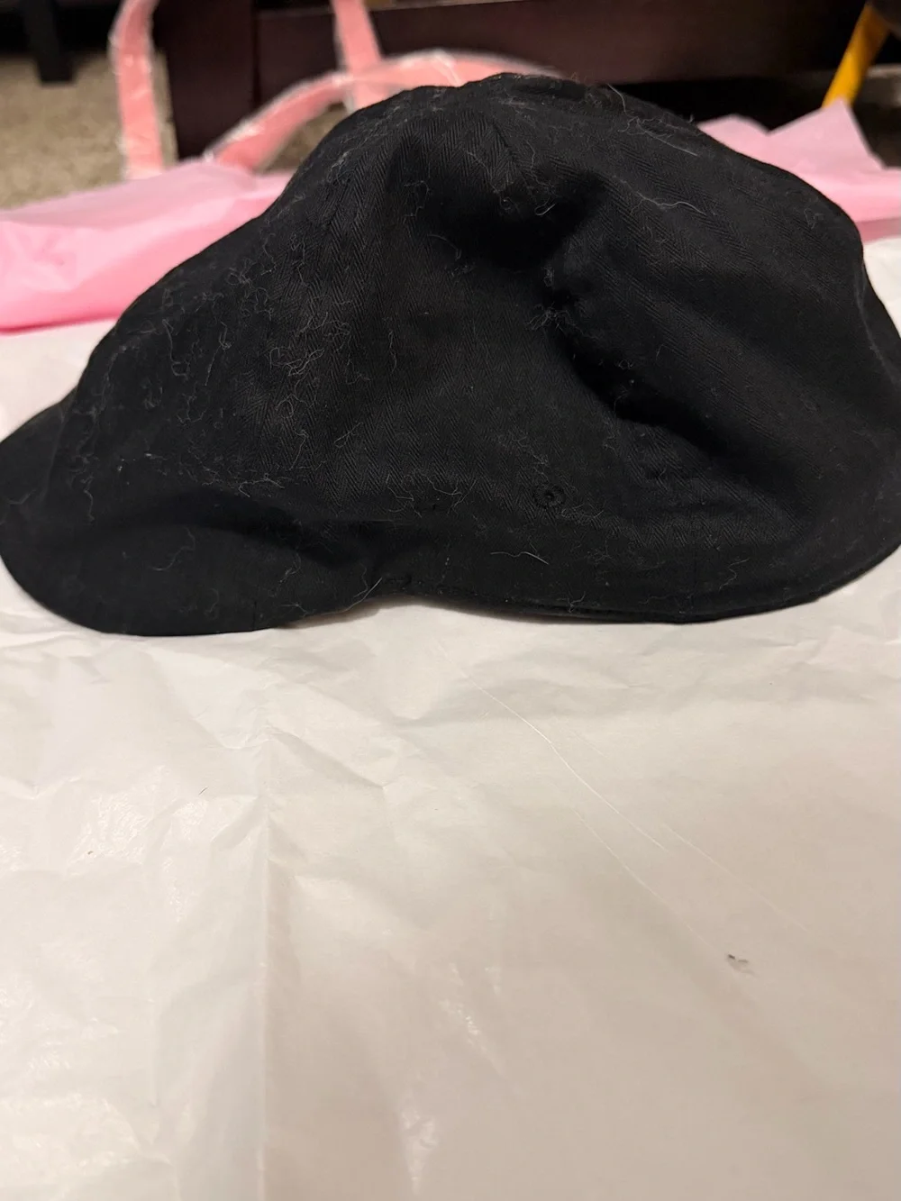 Men's Black Cap - Unbranded Minimalist Design